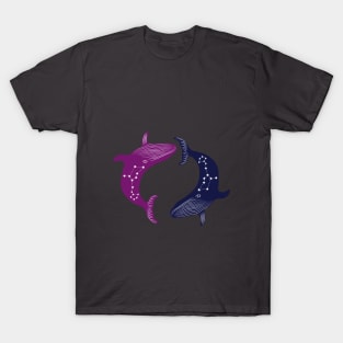 Yin Yang Whales T-Shirt